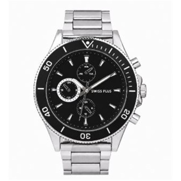 Swiss Plus Man Watch Basic Seri Model-10 ST3516AGS Lüx Black-Silver(Kol Saati) Swiss Plus Man Watch Basic Seri Model-10 ST3516AGS Lüx Black-Silver(Kol Saati)