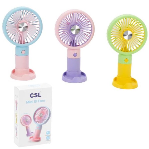 CSL XF Şarjlı Mini Fan Pembe CSL XF Şarjlı Mini Fan Pembe