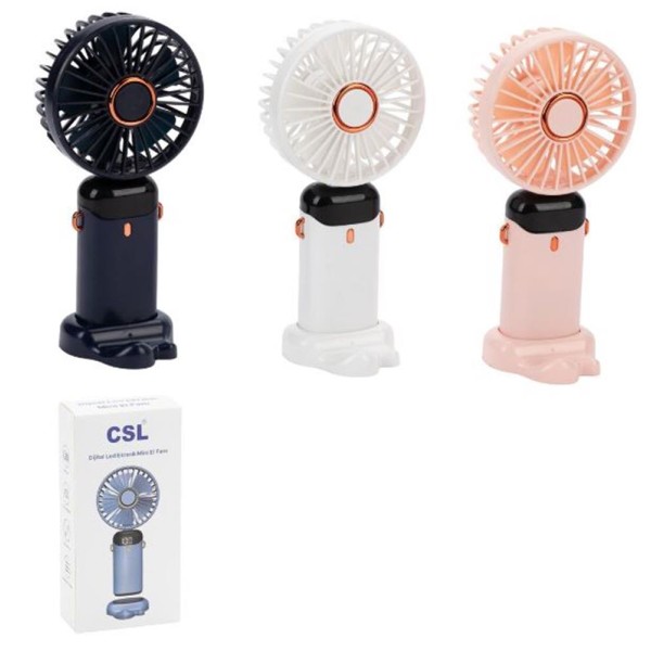 CSL F100 Şarjlı Mini Fan Siyah CSL F100 Şarjlı Mini Fan Siyah