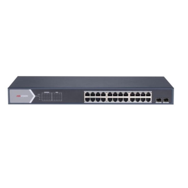 Hikvision DS-3E1526P-SI 26 Port Gbit 24 Port Poe 370W 1xGbit+1xSFP Uplink Yönetilebilir Switch 