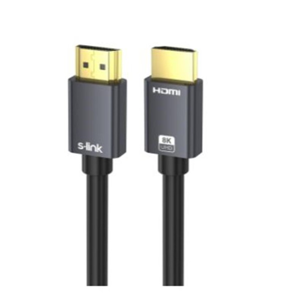 S-link SL-HM8K03 HDMI TO HDMI 3m v2.1 8K60 HZ 4K 120HZ Kablo S-link SL-HM8K03 HDMI TO HDMI 3m v2.1 8K60 HZ 4K 120HZ Kablo