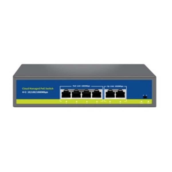 Nova NVC-S21-4GP2G 4 Port 2 Uplink Full Gigabit Cloud Poe Switch Nova NVC-S21-4GP2G 4 Port 2 Uplink Full Gigabit Cloud Poe Switch