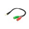Frisby FA-6632AC 2 x 3.5mm Stereo Dişi - 4pin 3.5mm Stereo Erkek Y Kablo Frisby FA-6632AC 2 x 3.5mm Stereo Dişi - 4pin 3.5mm Stereo Erkek Y Kablo