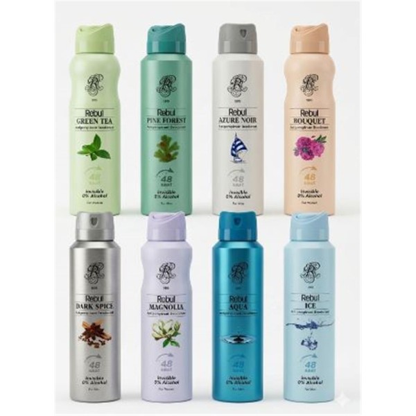 Rebul Azure Noir 150ml Bay Deodorant Rebul Azure Noir 150ml Bay Deodorant