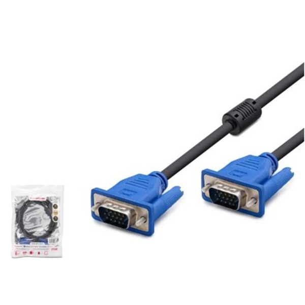 HADRON HDX7848 VGA Kablo OD 6.0 mm 3+4 10mt - Siyah Mavi HADRON HDX7848 VGA Kablo OD 6.0 mm 3+4 10mt - Siyah Mavi