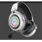 Gameagle GE2010 Step Hunter S1 RGB  Kablosuz Mikrofonlu Oyuncu Kulaklığı Beyaz