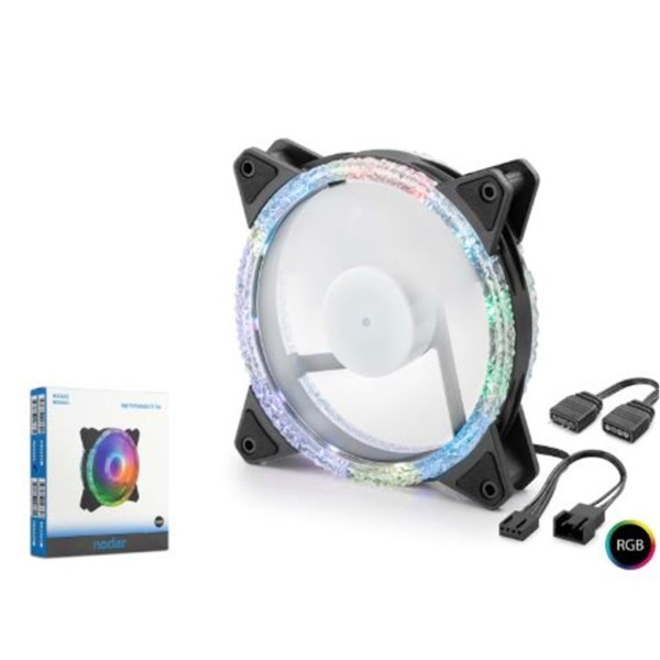 NODAR ND2662 Kasa Fanı Dış Kristal ARGB 120 mm Siyah NODAR ND2662 Kasa Fanı Dış Kristal ARGB 120 mm Siyah