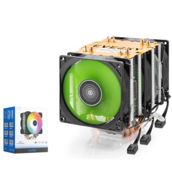 NODAR ND2605 CPU Kule Tipi İşlemci Soğutucu Üç Fanlı 90 mm Siyah NODAR ND2605 CPU Kule Tipi İşlemci Soğutucu Üç Fanlı 90 mm Siyah