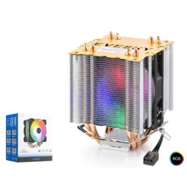 NODAR ND2604 CPU Kule Tipi İşlemci Soğutucu Çift Fanlı 90 mm RGB Siyah NODAR ND2604 CPU Kule Tipi İşlemci Soğutucu Çift Fanlı 90 mm RGB Siyah