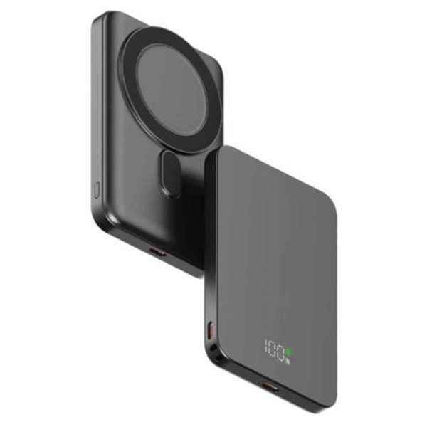 Snapron SNP-3020 Slim PD 22.5W Hızlı Şarj Lcd Ekran Magsafe 5000 mAh Powerbank