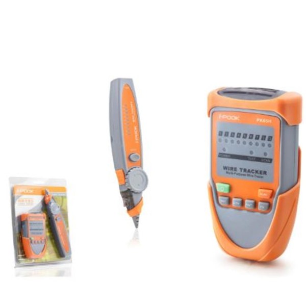 HADRON HDX6524 Wire Tracker Kablo Bulucu ve Network Test Cihazı Turuncu Gri HADRON HDX6524 Wire Tracker Kablo Bulucu ve Network Test Cihazı Turuncu Gri