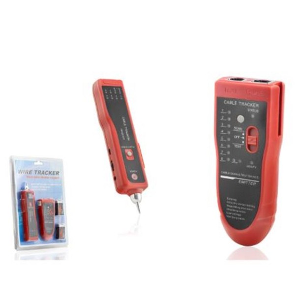 HADRON HDX6527 Wire Tracker Kablo Bulucu ve Hat Test Cihazı Kırmızı Siyah HADRON HDX6527 Wire Tracker Kablo Bulucu ve Hat Test Cihazı Kırmızı Siyah