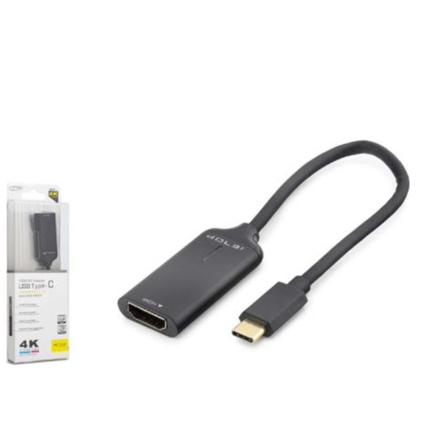 iETOP HDX7898 Type-C to HDMI Görüntü Dönüştürücü 4K 30Hz 20 cm Siyah iETOP HDX7898 Type-C to HDMI Görüntü Dönüştürücü 4K 30Hz 20 cm Siyah