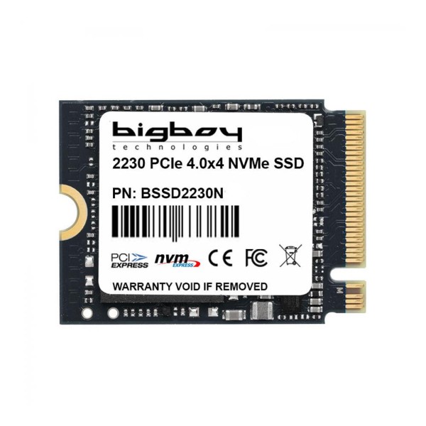 Bigboy 512GB PCIe 4.0 x4 22x30mm M.2 NVMe 5100-2700MB-s Notebook SSD BSSD2230N512G Ssd Bigboy 512GB PCIe 4.0 x4 22x30mm M.2 NVMe 5100-2700MB-s Notebook SSD BSSD2230N512G Ssd