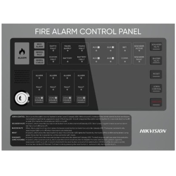 Hikvision HF-C104 4 Bölgeli Konvansiyonel Yangın Alarm Paneli Hikvision HF-C104 4 Bölgeli Konvansiyonel Yangın Alarm Paneli