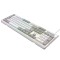Everest KB-74 Beyaz-Gri USB Rainbow Aydınlatmalı Q Membrane