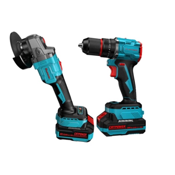 CATPOWER E1030 Kömürsüz Li-Ion Akülü Vidalama ve Avuç Taşlama Seti 20V 4.0AH+2.0AH Yüksek Tork CATPOWER E1030 Kömürsüz Li-Ion Akülü Vidalama ve Avuç Taşlama Seti 20V 4.0AH+2.0AH Yüksek Tork