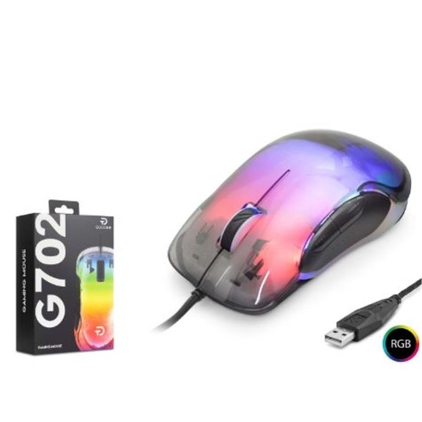 GOOD PRO G702 RGB Gaming Mouse 7200 DPI 6 Tuş 1000Hz Kristal Siyah GOOD PRO G702 RGB Gaming Mouse 7200 DPI 6 Tuş 1000Hz Kristal Siyah