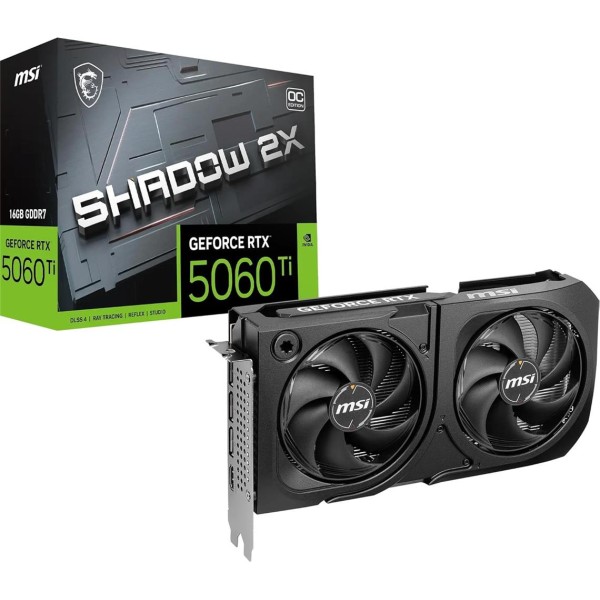 Msi GeForce RTX5060TI 16gb Shadow 2x Oc Plus 128bi·t Gddr7 HDMI Dp Gaming (Oyuncu) Ekran Kartı Msi GeForce RTX5060TI 16gb Shadow 2x Oc Plus 128bi·t Gddr7 HDMI Dp Gaming (Oyuncu) Ekran Kartı