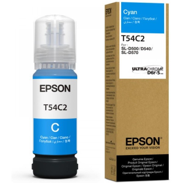 EPSON SURELAB SL-D500 T54C2 MAVİ MÜREKKEP 70ml C13T54C220 EPSON SURELAB SL-D500 T54C2 MAVİ MÜREKKEP 70ml C13T54C220