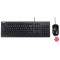 Asus U2000 Q Türkçe 1000DPI USB Siyah Kablolu Klavye Mouse Set - U2000-KBM-TR-Q