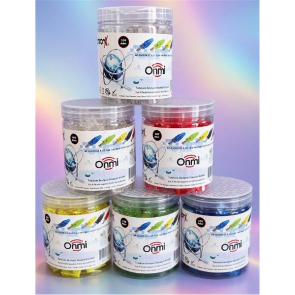 Aronx RJ-45 Cat6 UTP Yeşil Yeni Nesil Bottle Modular Plug (100 Adet) Konnektör Aronx RJ-45 Cat6 UTP Yeşil Yeni Nesil Bottle Modular Plug (100 Adet) Konnektör