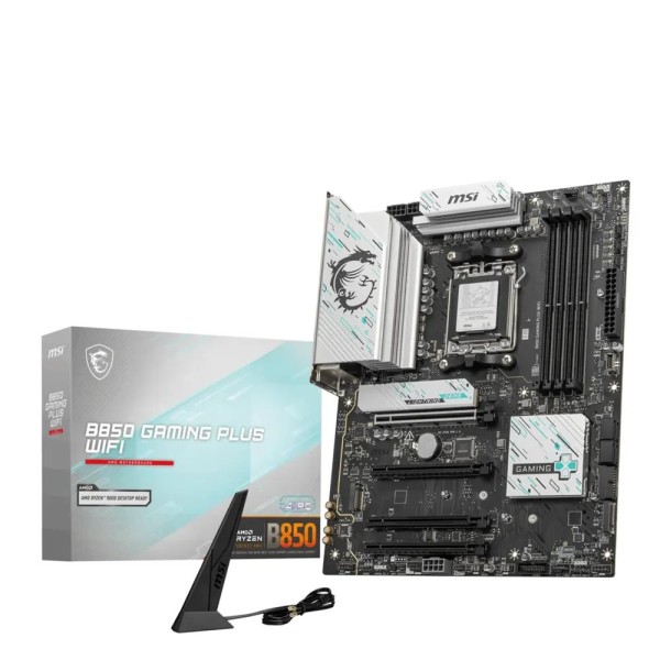 Msı B850 GAMING PLUS WiFi DDR5 8200MHz (OC) DP 3xM.2 DP USB 10Gbs 5G LAN WiFi 7 ATX AM5 Anakart Msı B850 GAMING PLUS WiFi DDR5 8200MHz (OC) DP 3xM.2 DP USB 10Gbs 5G LAN WiFi 7 ATX AM5 Anakart