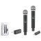 HADRON HDX2802 UHF Kablosuz 2 Mikrofonlu Set 6.35 mm Siyah HADRON HDX2802 UHF Kablosuz 2 Mikrofonlu Set 6.35 mm Siyah