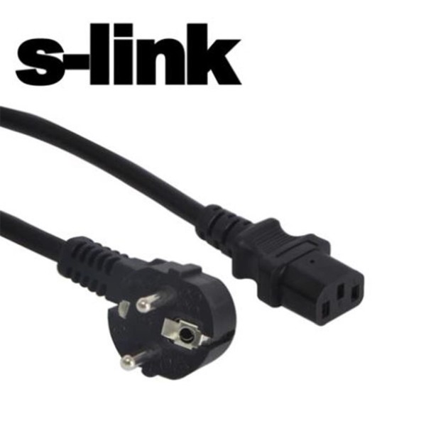 S-link SL-P418 1.8m 3 x 1.5mm Lüks Power Kablo S-link SL-P418 1.8m 3 x 1.5mm Lüks Power Kablo
