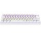 Everest Amber Beyaz Type-C Bağlantılı RGB Ledli Mekanik Gaming Oyuncu Klavye Q Red Switch