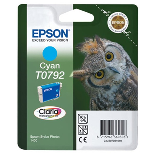 Epson 1400-P50 Cyan Mavi Mürekkep Kartuş T07924020 Epson 1400-P50 Cyan Mavi Mürekkep Kartuş T07924020