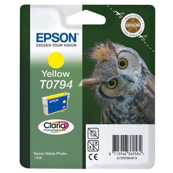 Epson 1400-P50 Yellow Sarı Mürekkep Kartuş T07944020 Epson 1400-P50 Yellow Sarı Mürekkep Kartuş T07944020