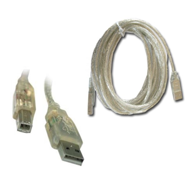 S-link SL-U2003 3mt 2.0 Usb Şeffaf Yazıcı Kablosu S-link SL-U2003 3mt 2.0 Usb Şeffaf Yazıcı Kablosu