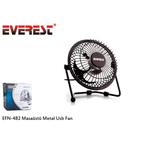 Everest EFN-482 Metal Usb Vantilatör Everest EFN-482 Metal Usb Vantilatör