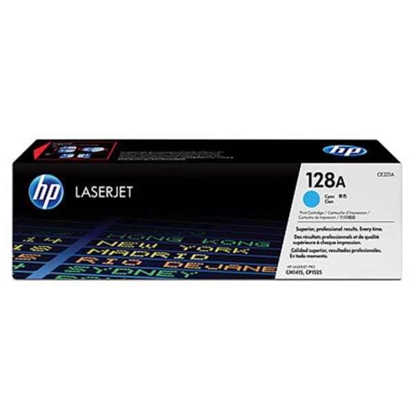 HP 128A Cyan Mavi 1.300 Sayfa Toner CE321A HP 128A Cyan Mavi 1.300 Sayfa Toner CE321A