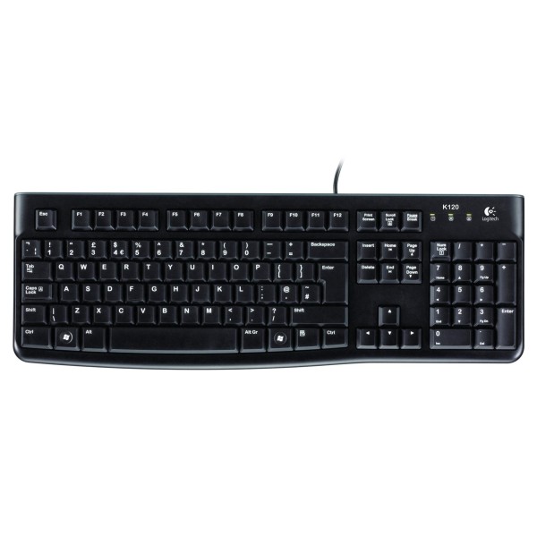 Logitech 920-002505 K120 Q Usb Siyah Kablolu Klavye Logitech 920-002505 K120 Q Usb Siyah Kablolu Klavye