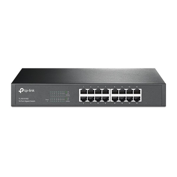 Tp-Link TL-SG1016D 16 Port 10-100-1000 Mbps Switch Çelik Kasa Rack Mount Tp-Link TL-SG1016D 16 Port 10-100-1000 Mbps Switch Çelik Kasa Rack Mount