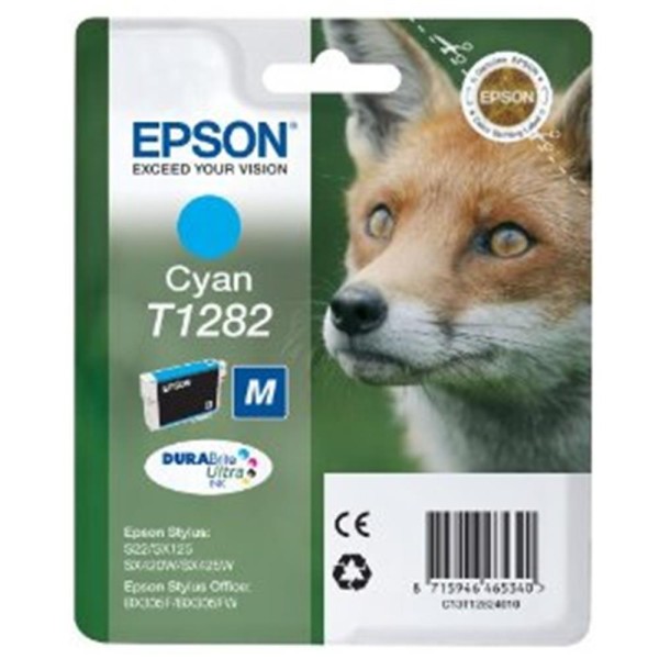 Epson BX305 SX125-425 Cyan Mavi Mürekkep Kartuş T12824022 Epson BX305 SX125-425 Cyan Mavi Mürekkep Kartuş T12824022