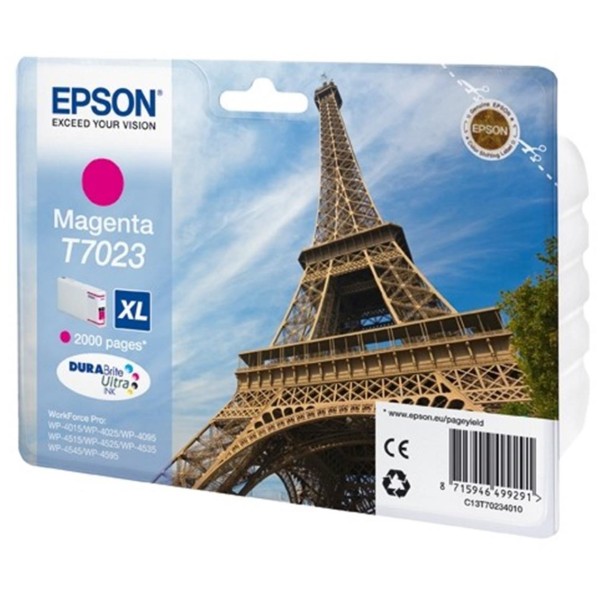 Epson T7023 Magenta Kırmızı 2.000 Sayfa Mürekkep Kartuş T70234010