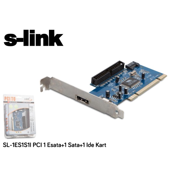S-link SL-1ES1S1 1Esata+1sata+1ıde Pcı Kart S-link SL-1ES1S1 1Esata+1sata+1ıde Pcı Kart