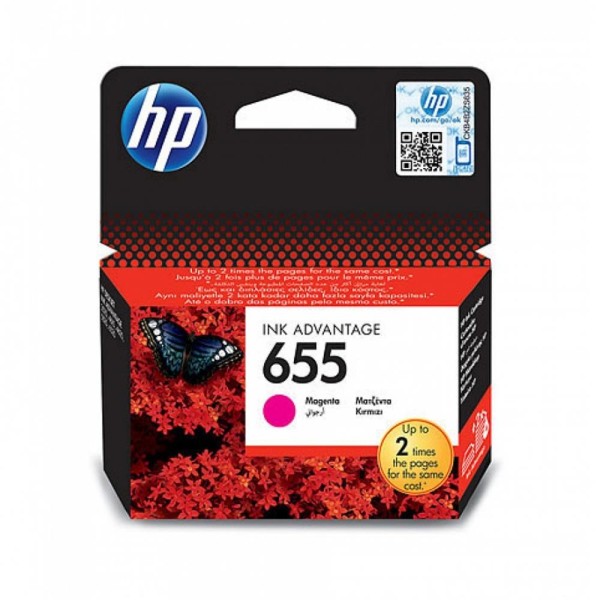 HP 655 Magenta Kırmızı Kartuş CZ111AE HP 655 Magenta Kırmızı Kartuş CZ111AE