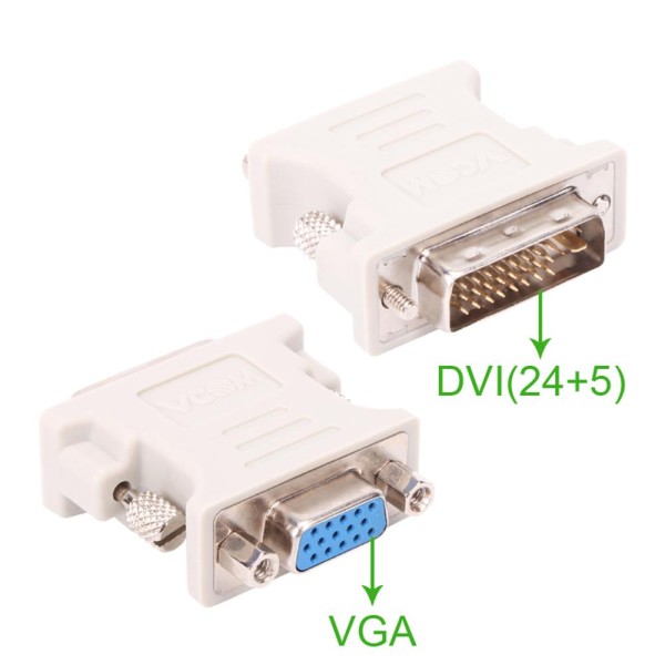 Vcom CA301 Dvi 24+5 Erkek To Vga Dişi Dönüştürücü Vcom CA301 Dvi 24+5 Erkek To Vga Dişi Dönüştürücü