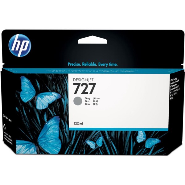 HP 727 Gray Gri 130ML Plotter Kartuşu B3P24A HP 727 Gray Gri 130ML Plotter Kartuşu B3P24A