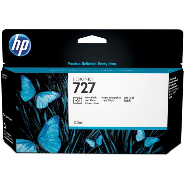 HP 727 Photo Black Foto Siyah 130ML Plotter Kartuşu B3P23A HP 727 Photo Black Foto Siyah 130ML Plotter Kartuşu B3P23A