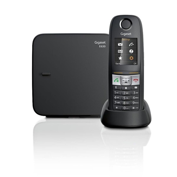 Gigaset E630 Siyah Telsiz Dect Telefon Işıklı Renkli Ekran Sms Gigaset E630 Siyah Telsiz Dect Telefon Işıklı Renkli Ekran Sms