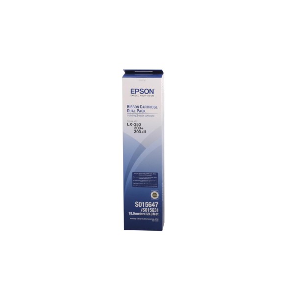 Epson S015647BA LX-300-350 2'li Paket Şerit Epson S015647BA LX-300-350 2'li Paket Şerit