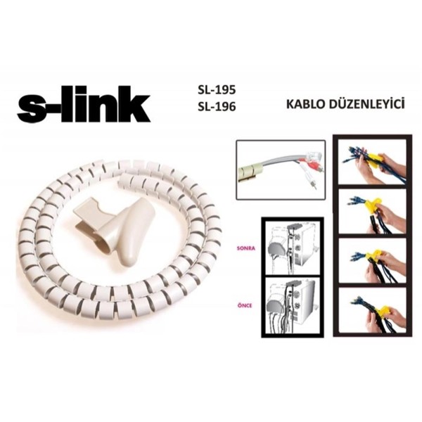S-link SL-195 22mm 20mt Kablo Toplayıcı S-link SL-195 22mm 20mt Kablo Toplayıcı