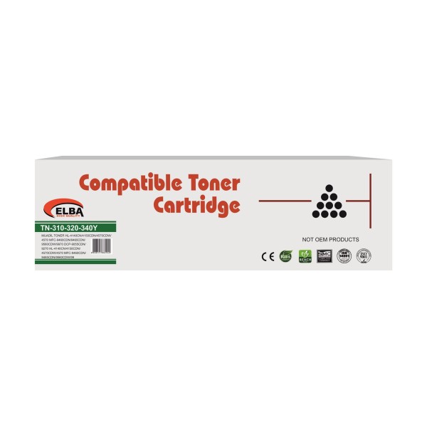 OfisPc Brother TN-340Y Muadil Sarı Toner TN-310Y-TN-320Y 4150-4570-9460-9560 