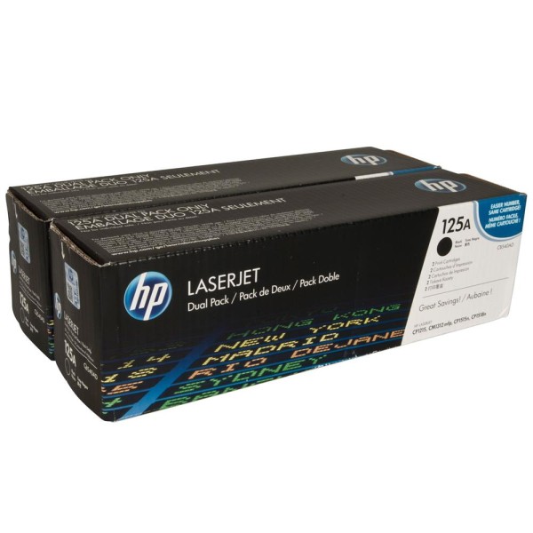 HP 125A Black Siyah Çiftli 2.200 Sayfa Toner CB540AD HP 125A Black Siyah Çiftli 2.200 Sayfa Toner CB540AD