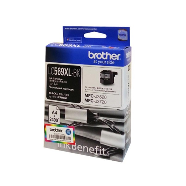 Brother LC569XLBK Black Siyah 2.400 Sayfa Kartuş MFC-J3520-J3720 Brother LC569XLBK Black Siyah 2.400 Sayfa Kartuş MFC-J3520-J3720